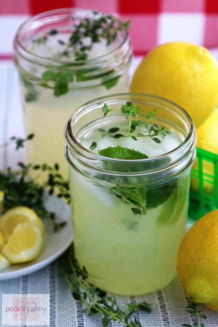 Mint Lemon Thyme Lemonade