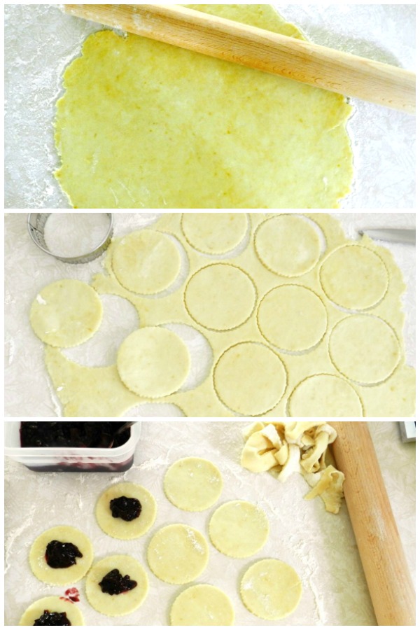 step by step photos of assembling pies