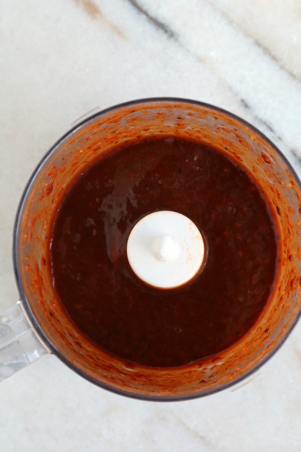 honey chipotle sauce in food processor