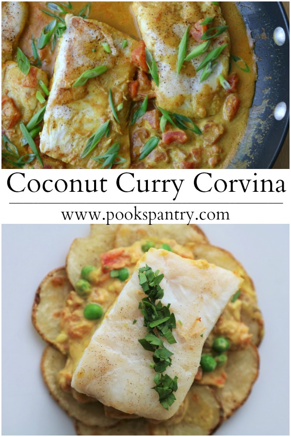 Corvina Recipe with Coconut Curry Sauce