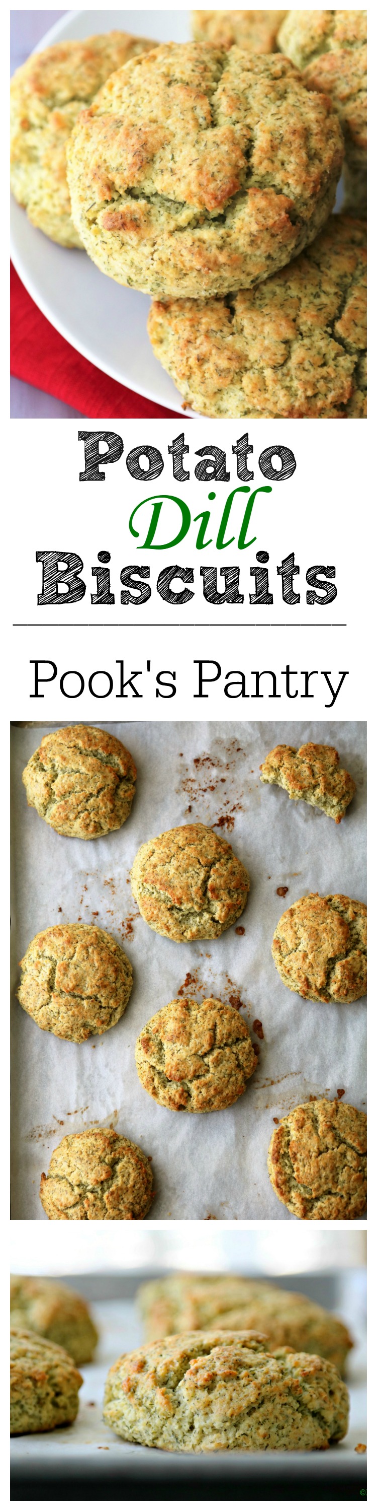 Potato Dill Biscuits - Pook's Pantry