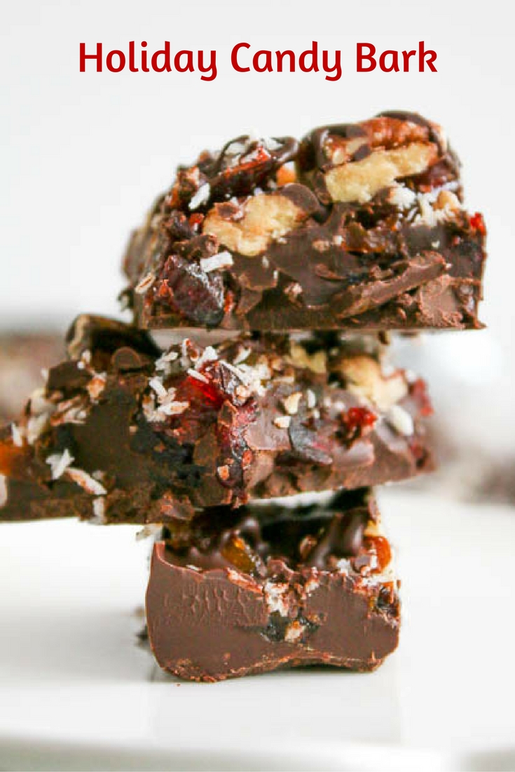 Holiday Candy Bark - a perfect hostess gift or quick treat at home for busy holiday schedules!