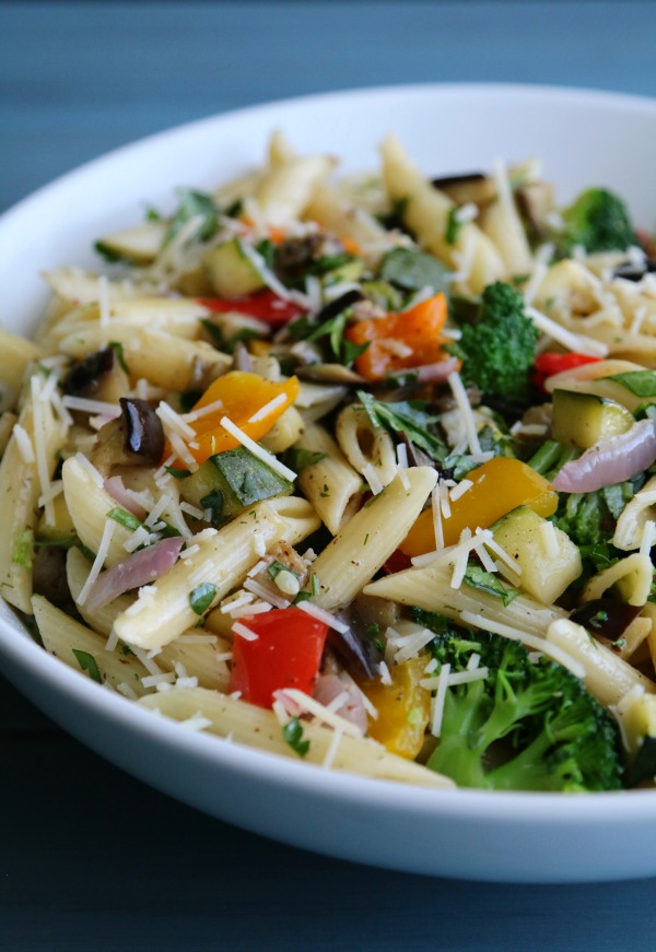 Oven Roasted Vegetable Herb Pasta