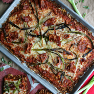 Patatas Bravas Hash Brown Crust Pizza