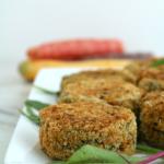 superfood veggie cakes for dinner divas weekly menu plan on a white platter