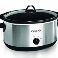 Crock-pot Oval Manual Slow Cooker, 8 quart, Stainless Steel (SCV800-S)