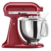 KitchenAid Artisan Tilt-Head Stand Mixer with Pouring Shield, 5-Quart, Empire Red