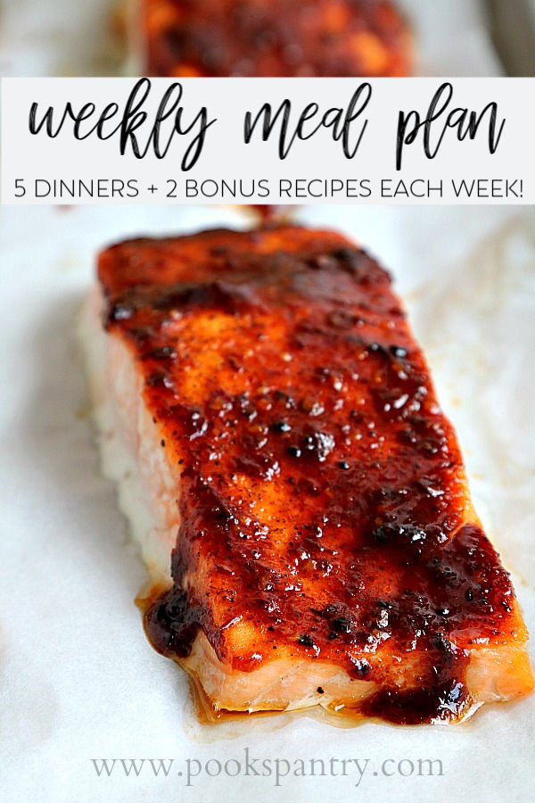 salmon recipe for weekly menu plan