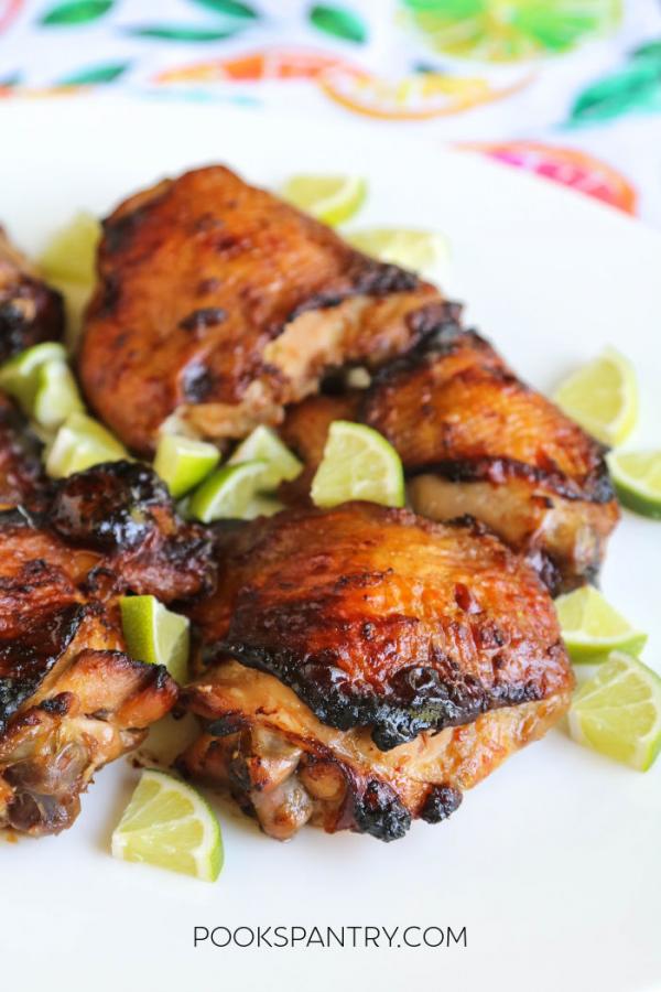 crispy keto chicken thigh recipe with chili and lime 