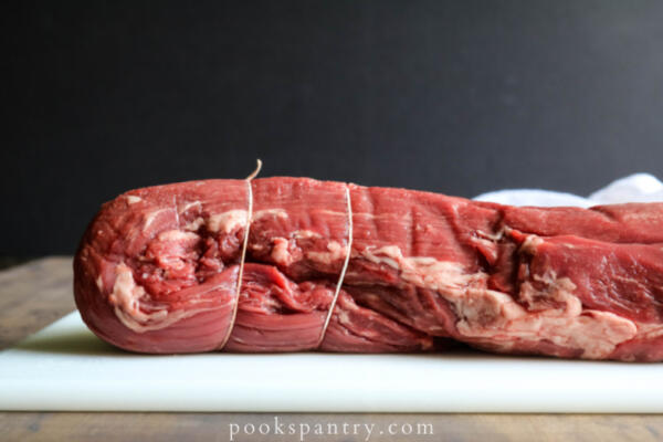 How to tie a beef tenderloin for roasting or searing