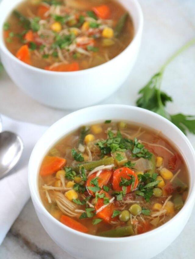 Crockpot Chicken Vegetable Soup