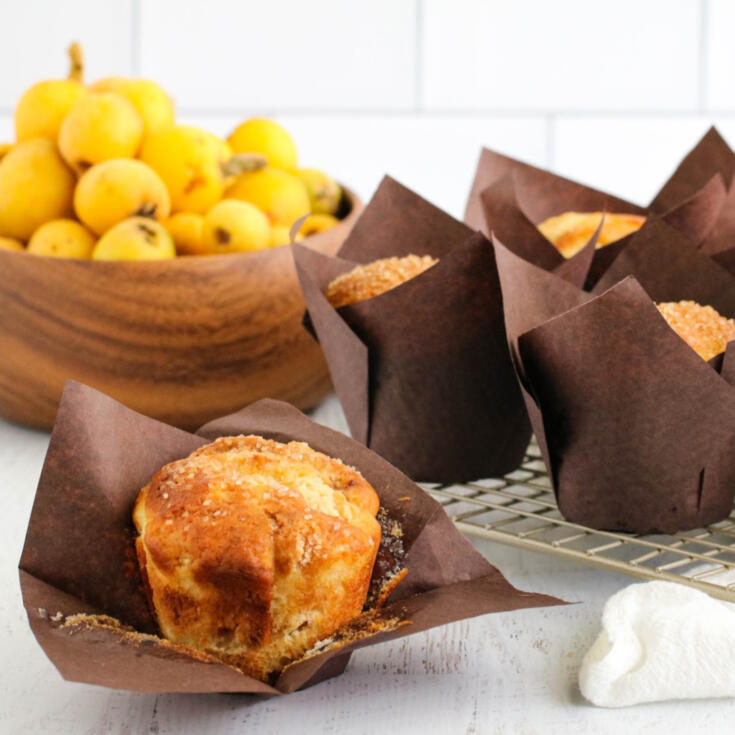 Loquat muffin recipe