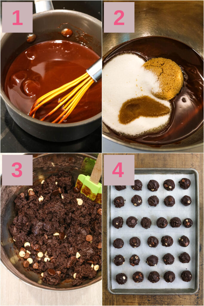 Step by step instructions for cookies.