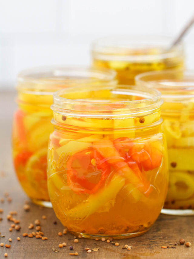 How to pickle banana peppers