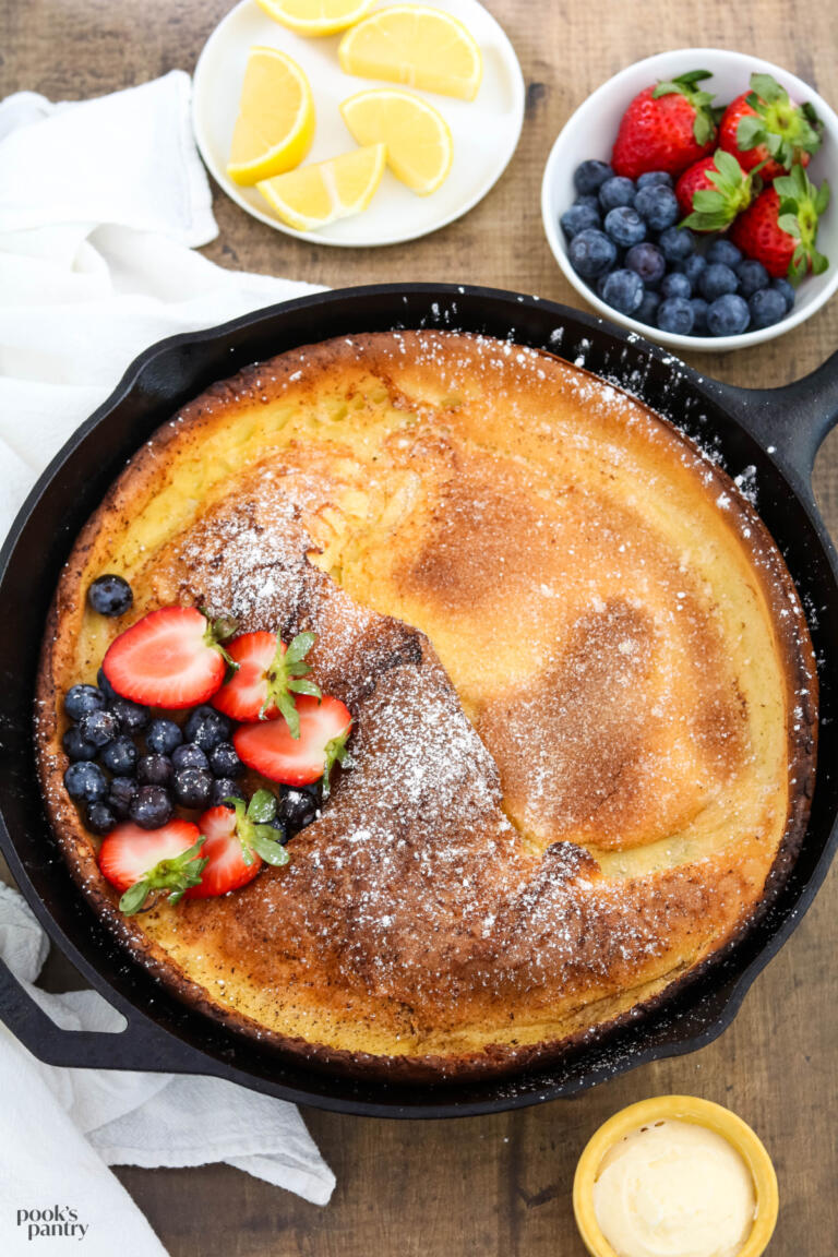 Dutch Puff Dutch baby recipe (German pancake or Dutch puff) - Pook's Pantry Recipe ...
